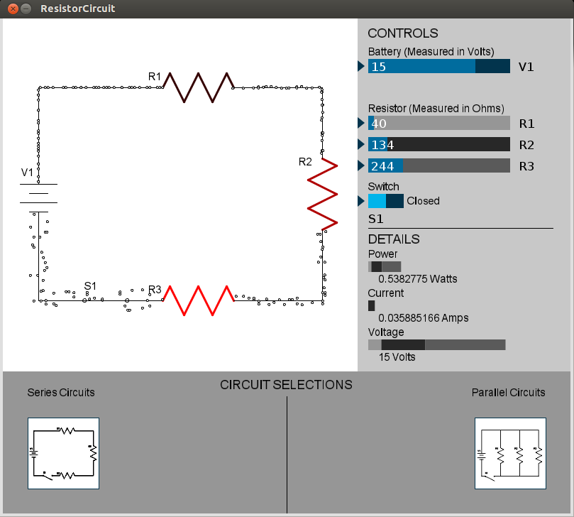 Visualizing Current Flow Through a Resistor Circuit