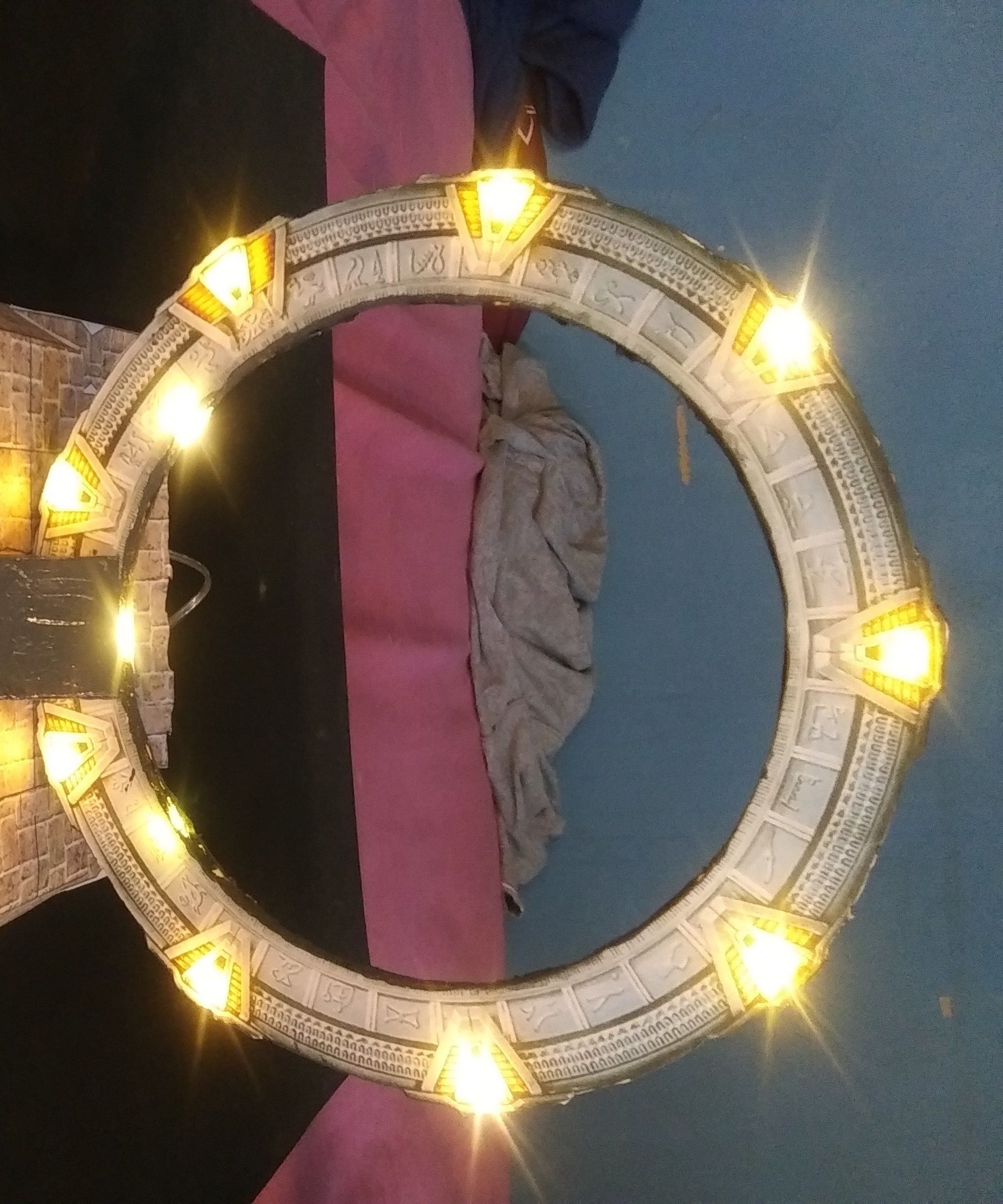 Minature Light Up Stargate Model