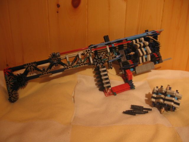 Semi-Automatic Relvolver Riffle Out of K'Nex