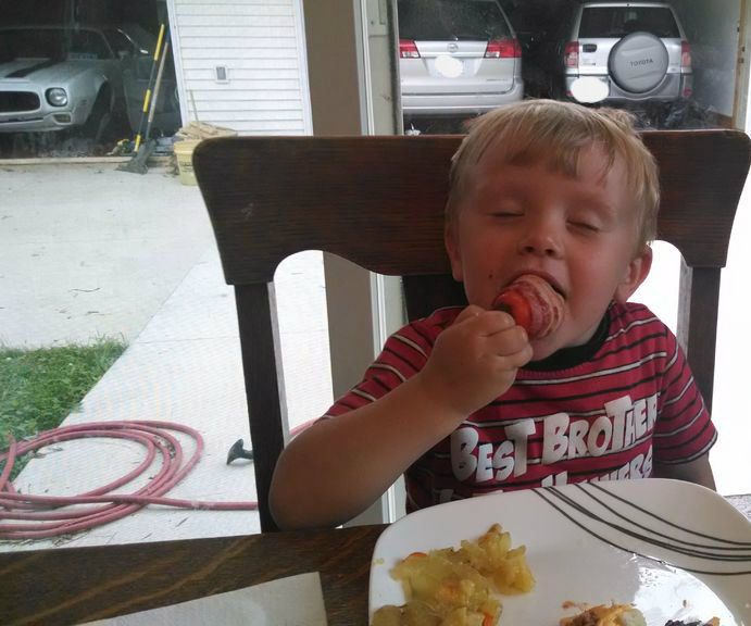 Bacon Wrapped Stuffed Sweet Peppers 