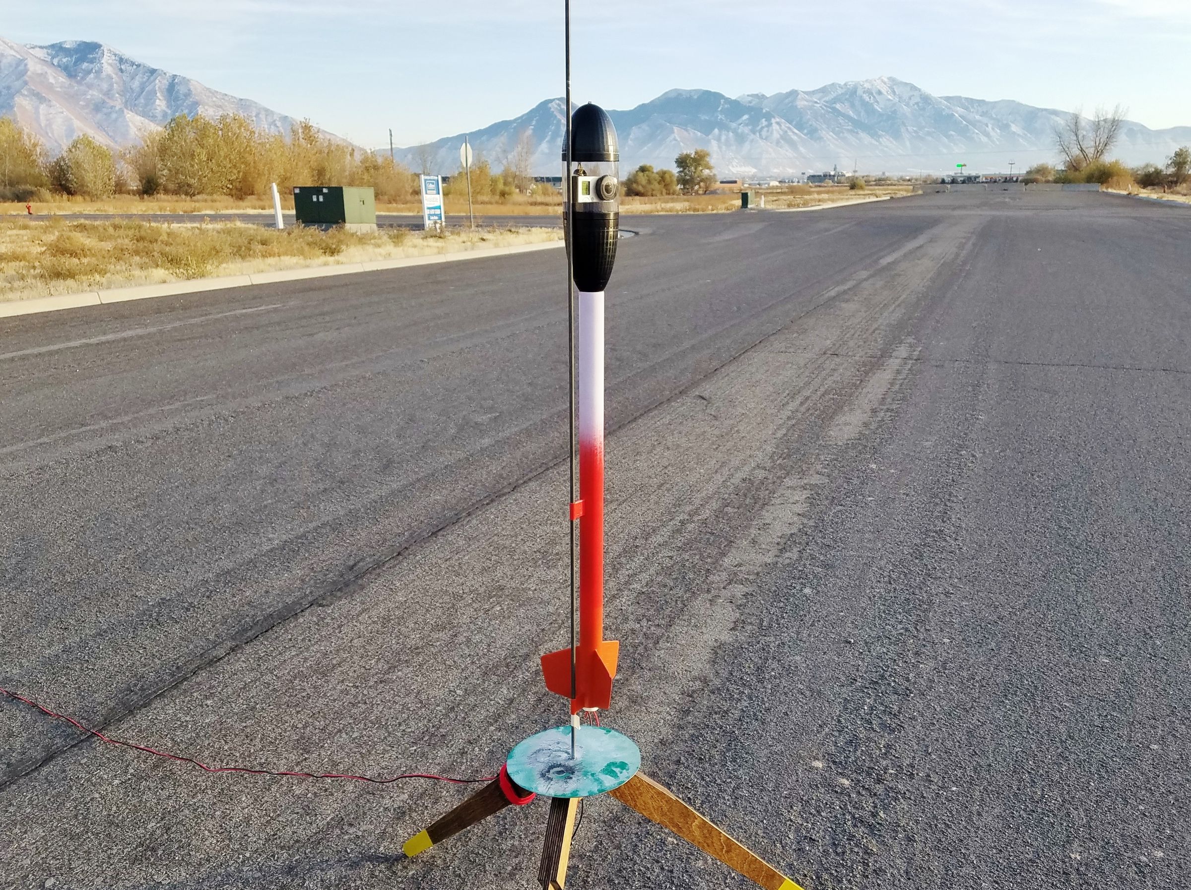 Model Rocket With GoPro Nose Cone 15 Steps (with Pictures