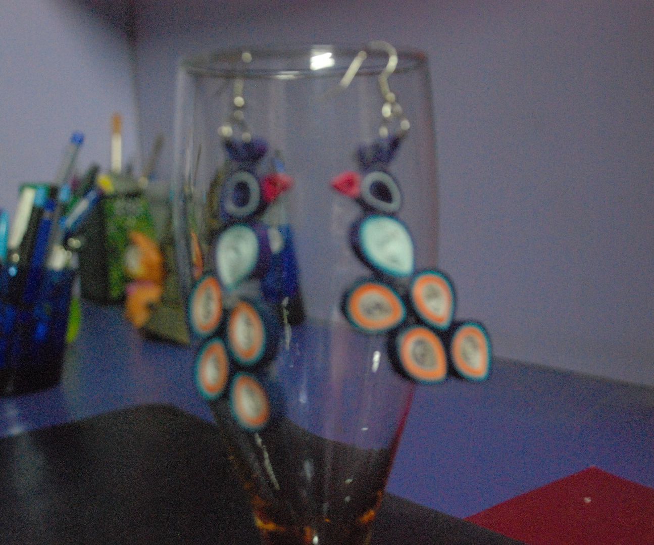 Peacock Quilling Earings