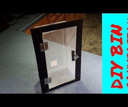 DIY Modern Terrarium Made Out of a Sterilite Bin