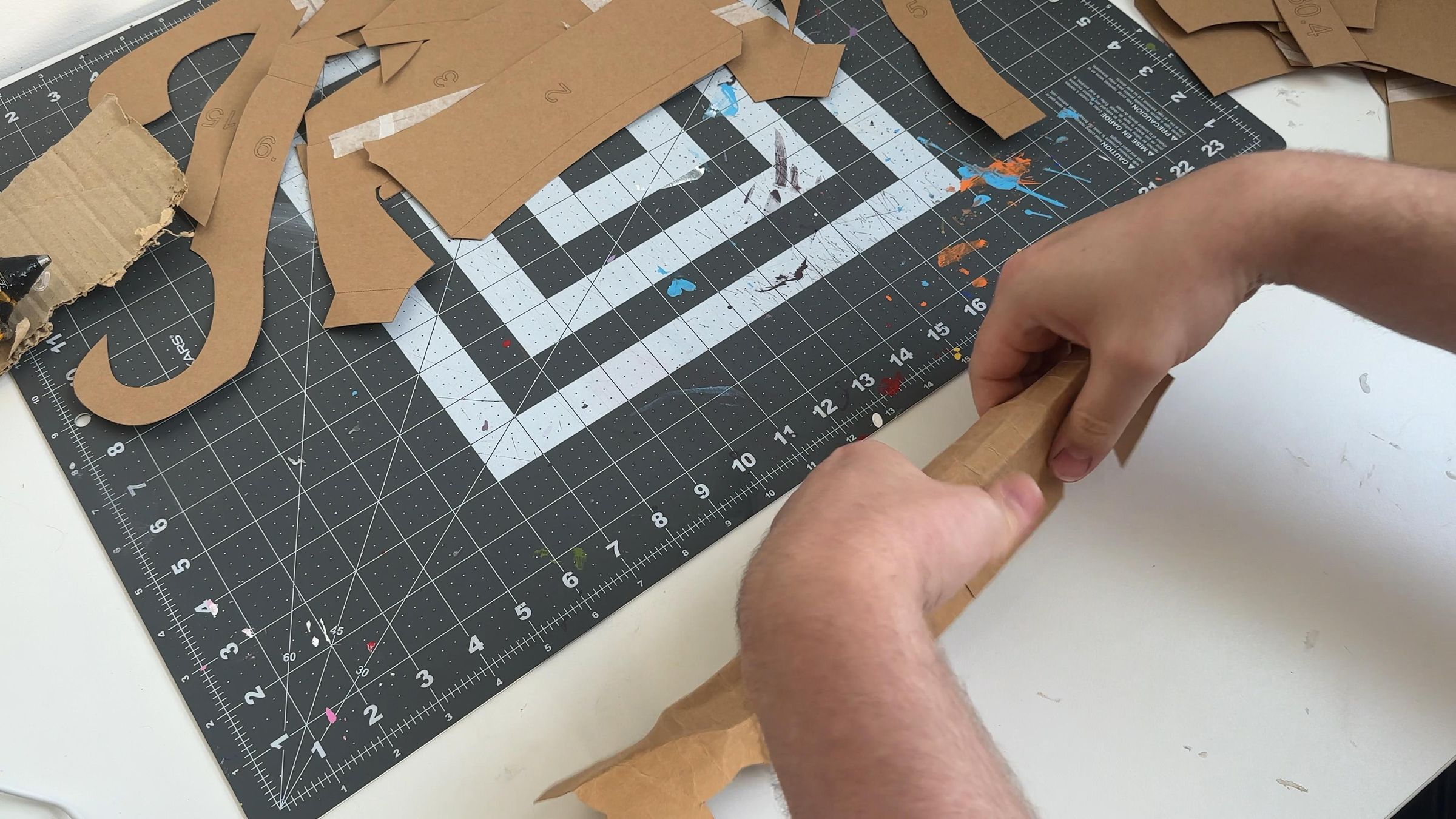How to Squeeze Cardboard