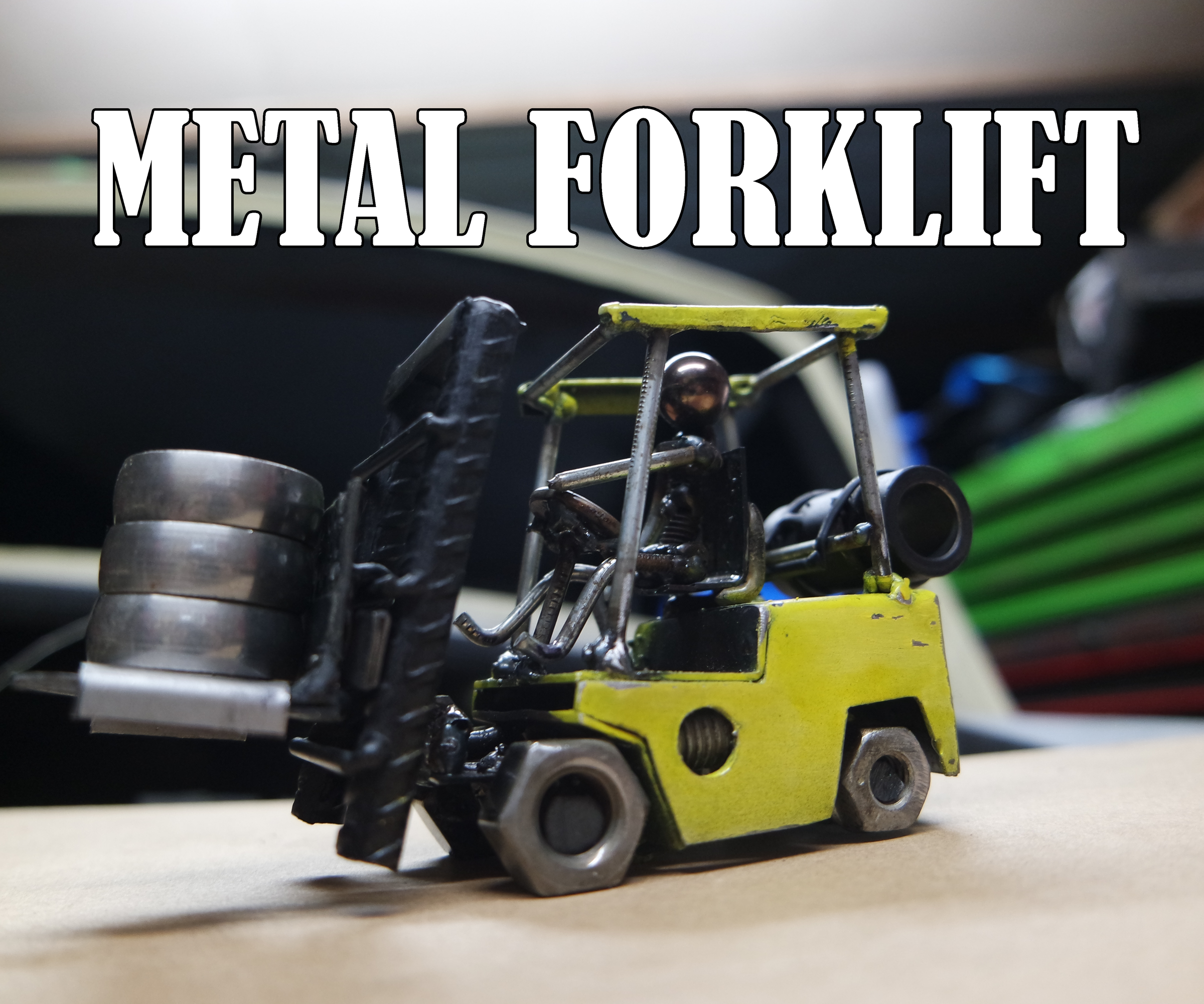 Metal Forklift Model 