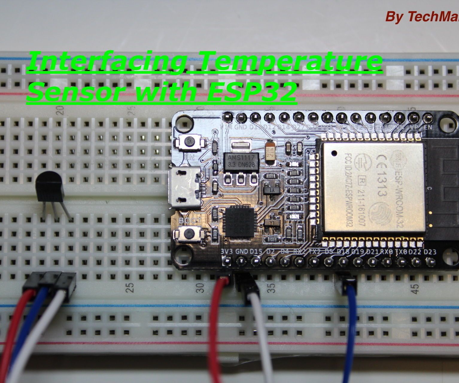 Simple Thermometer Using TMP36 and ESP32
