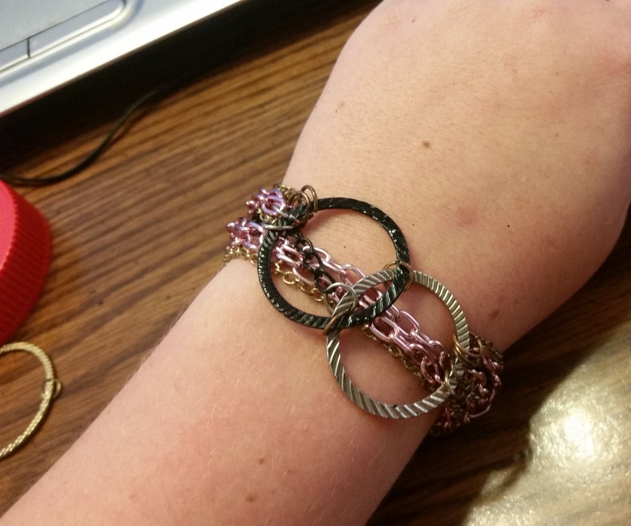 Repurposed Infinity Bracelet