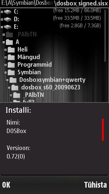 How to Install Dosbox S60 to Nokia 5800 UPDATED!!!