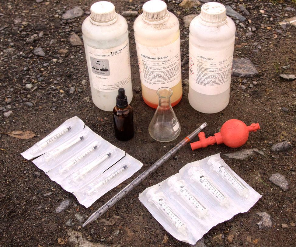 Titrating Waste Vegetable Oil for Biodiesel Production