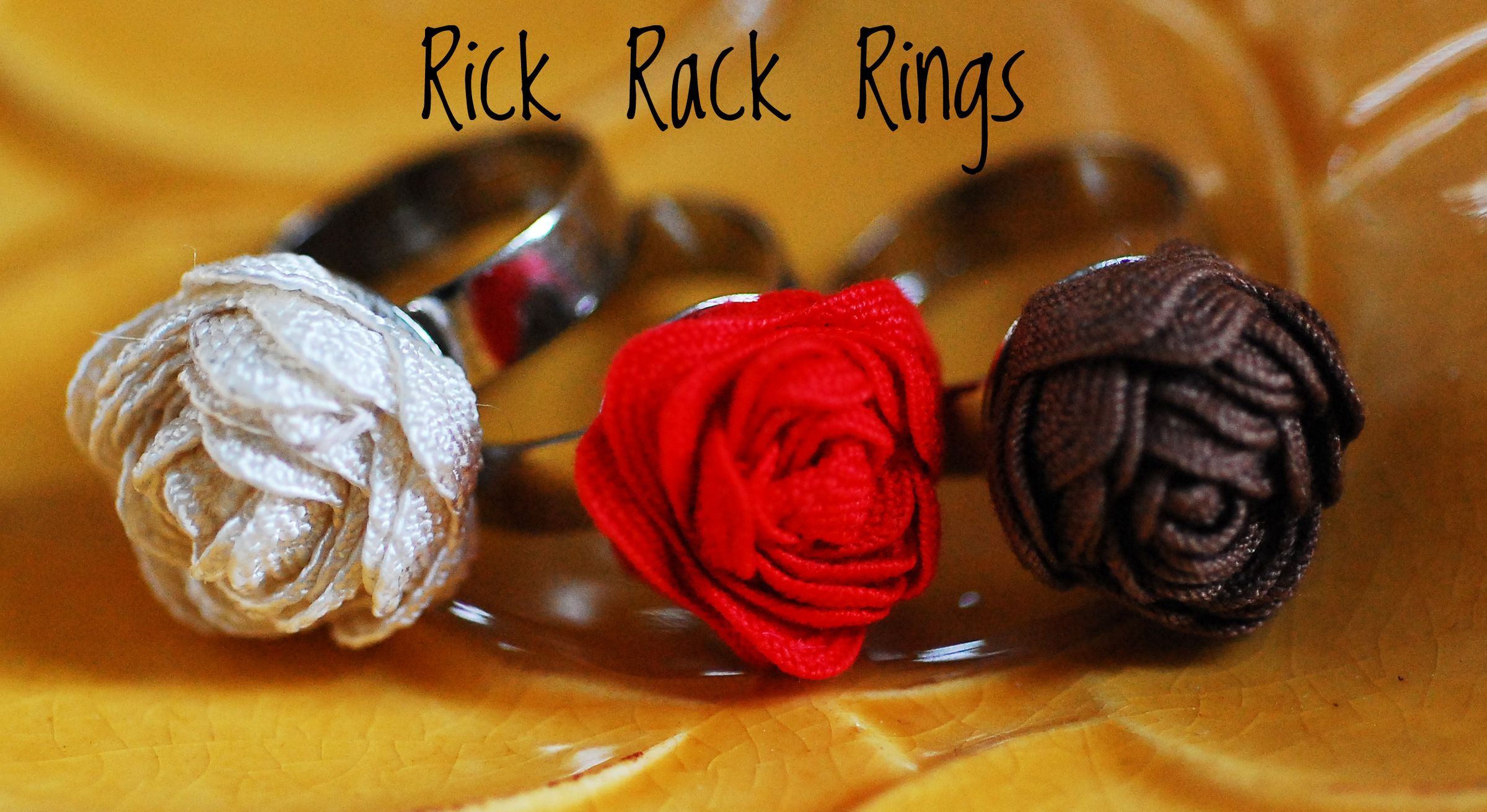 Rick Rack Rings DIY