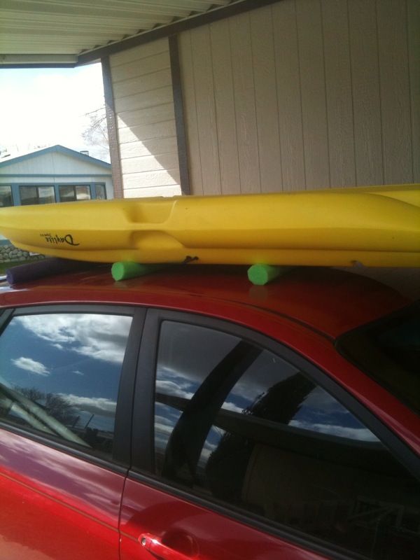 Pool Noodle Roof Rack
