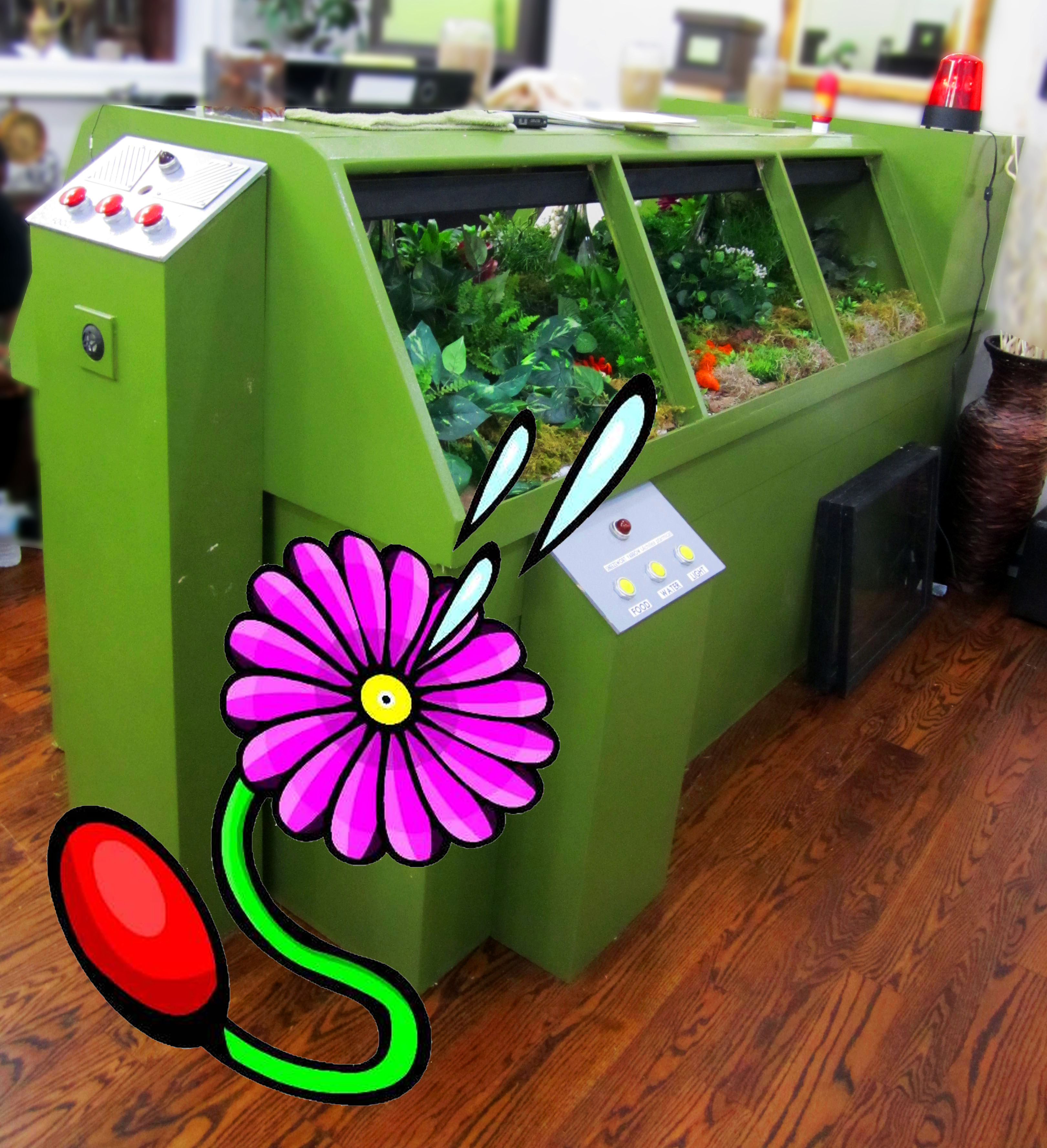 PRANKS! Make a Giant Squirting Flower Machine!