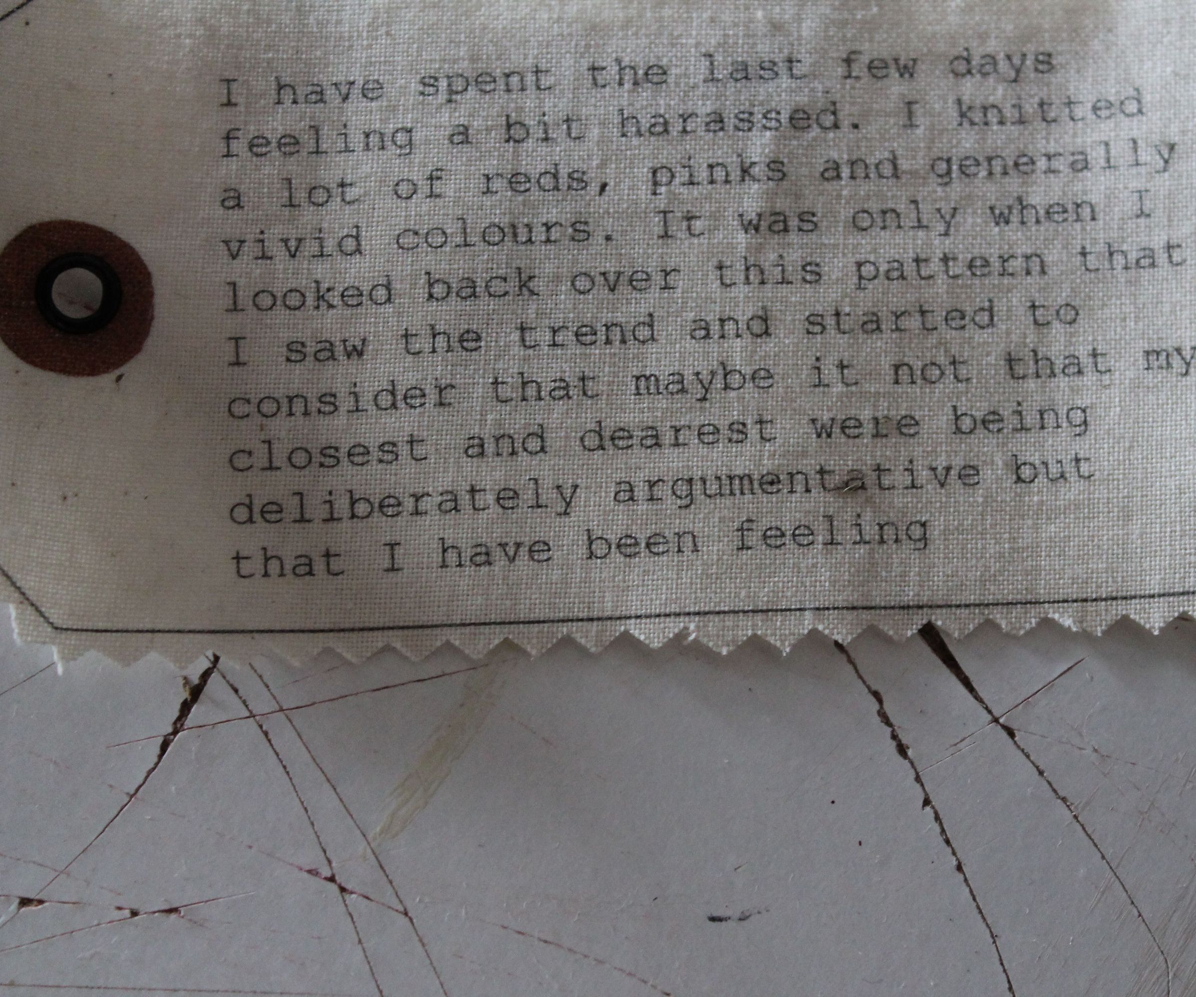 Text on Fabric With Inkjet for KAY Labels