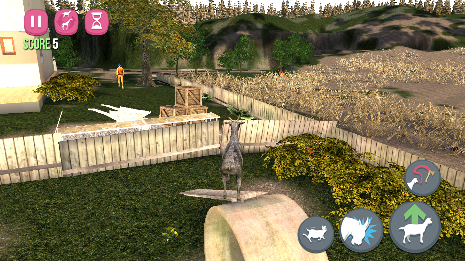 How to Fly in Goat Simulator (android)