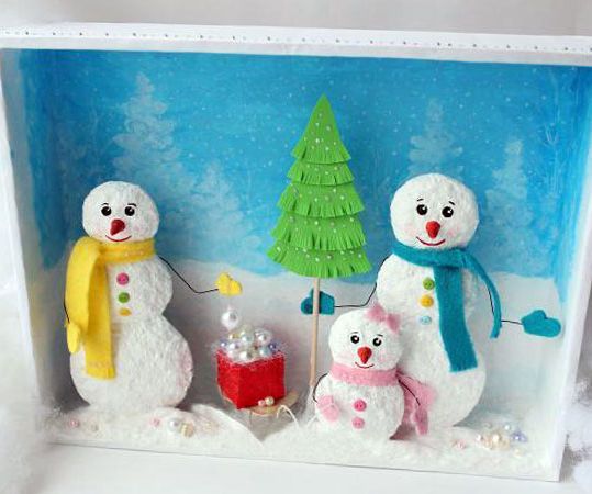 Сhristmas Snowmen Family