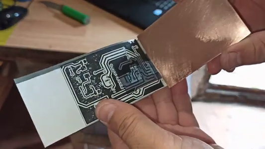 Stick Paper to Copper Clad