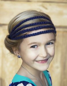 Cute Up-do Using Headband As Your Base