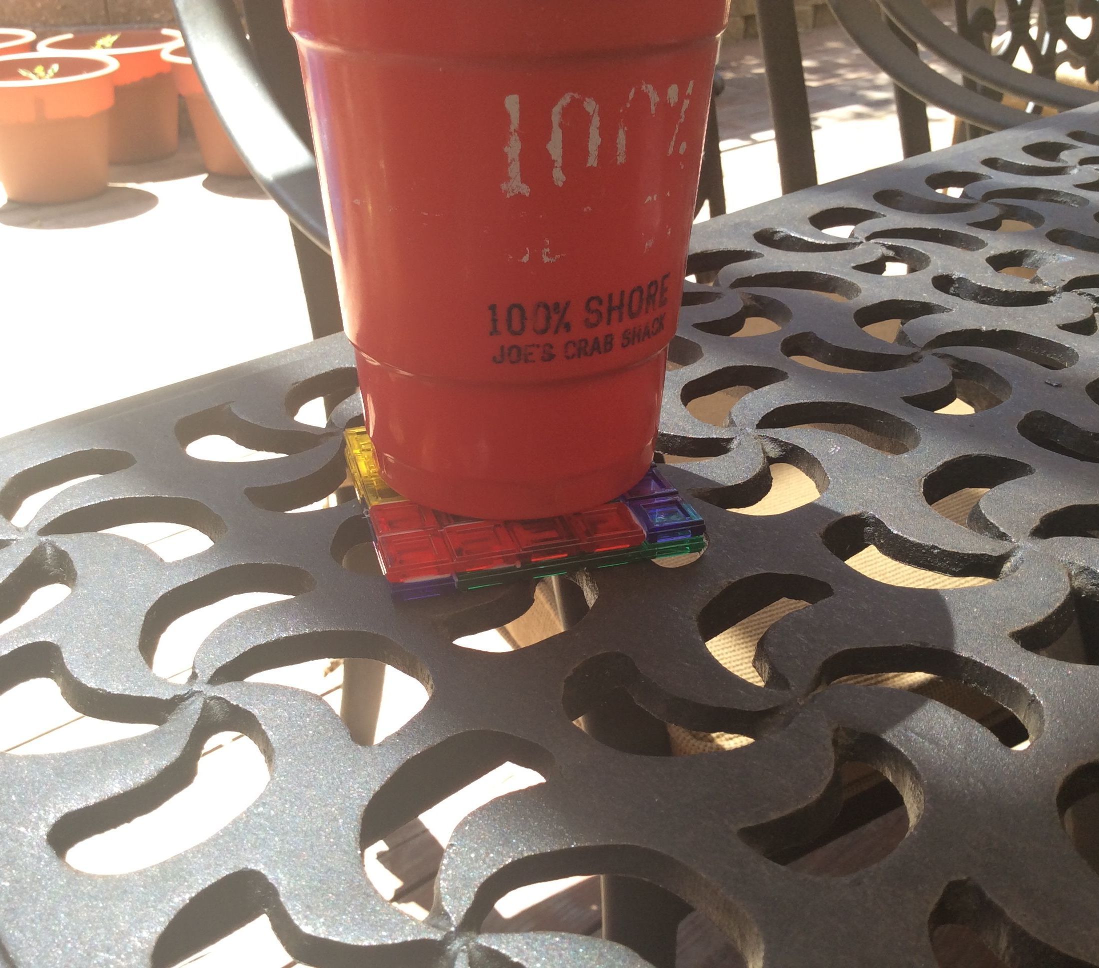 Easy Rainbow Coaster