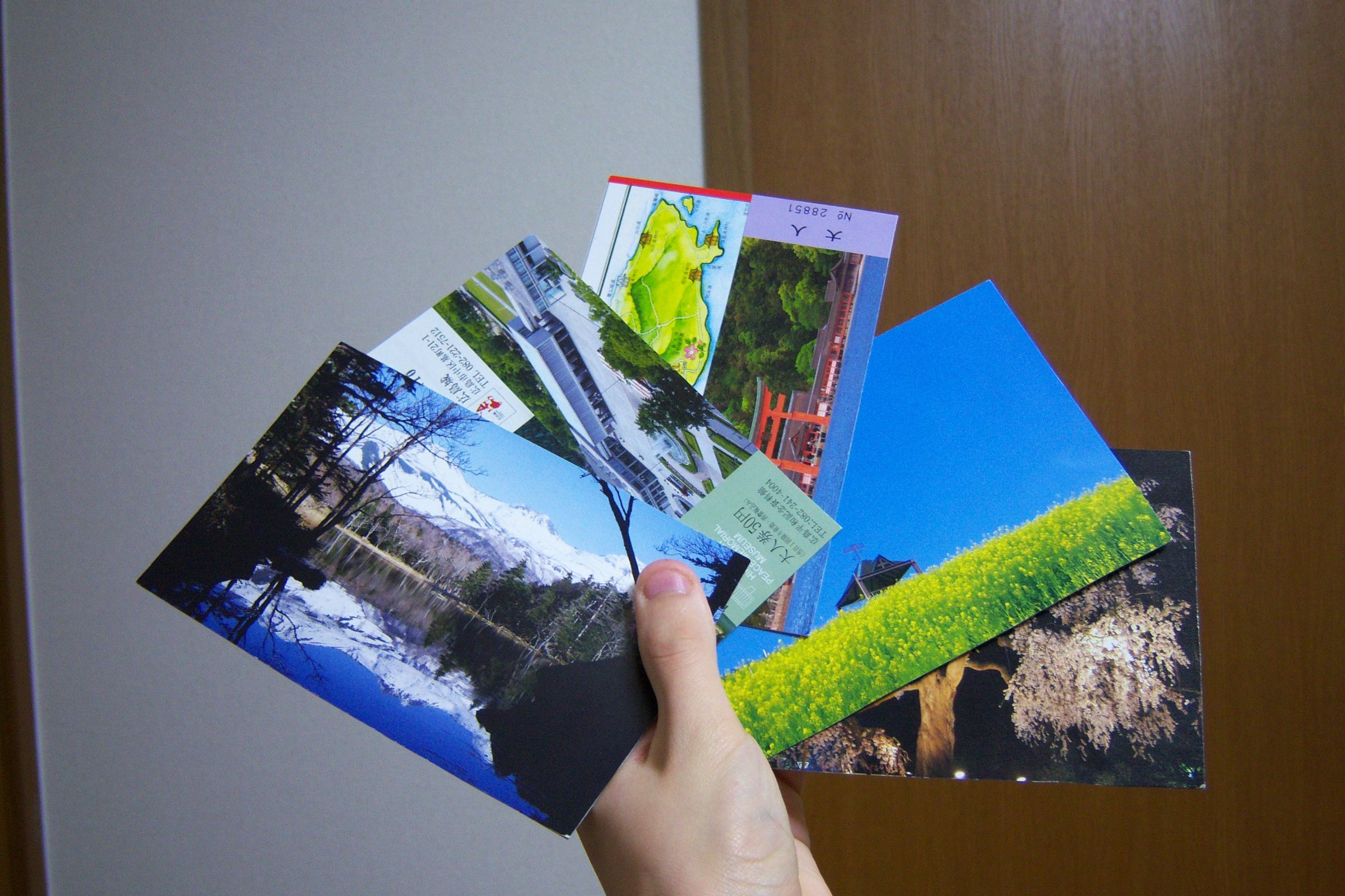 Home-made Postcards From Recycled Materials - FREE