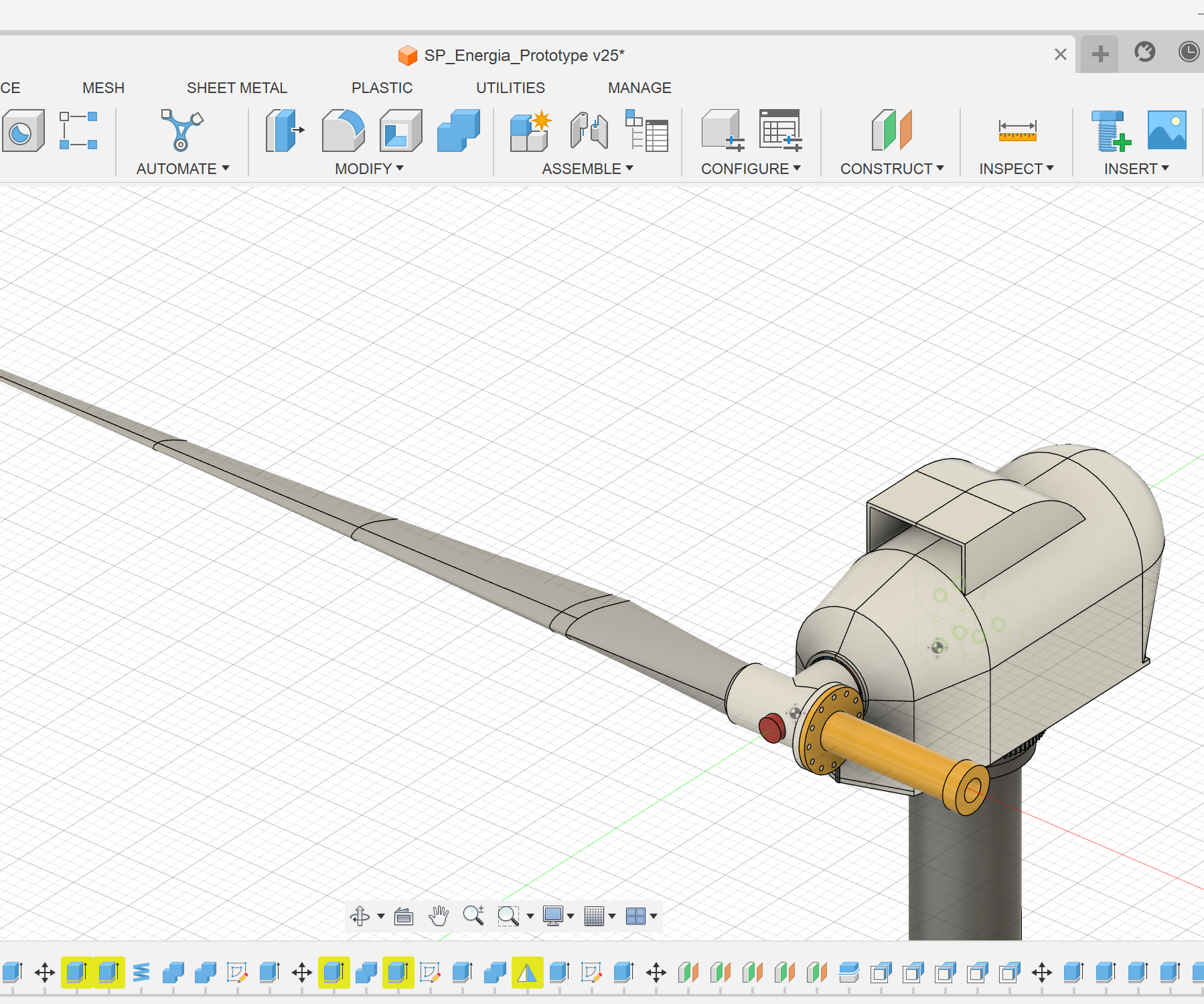 A Single Blade Wind Turbine! SP_Energia_Prototype.
