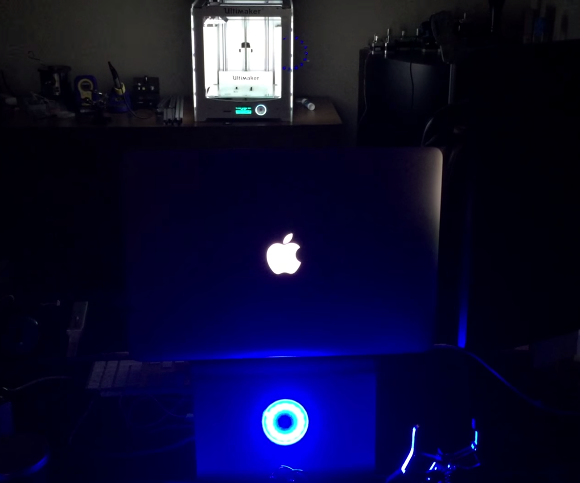 Adafruit NeoPixel Laptop Stand