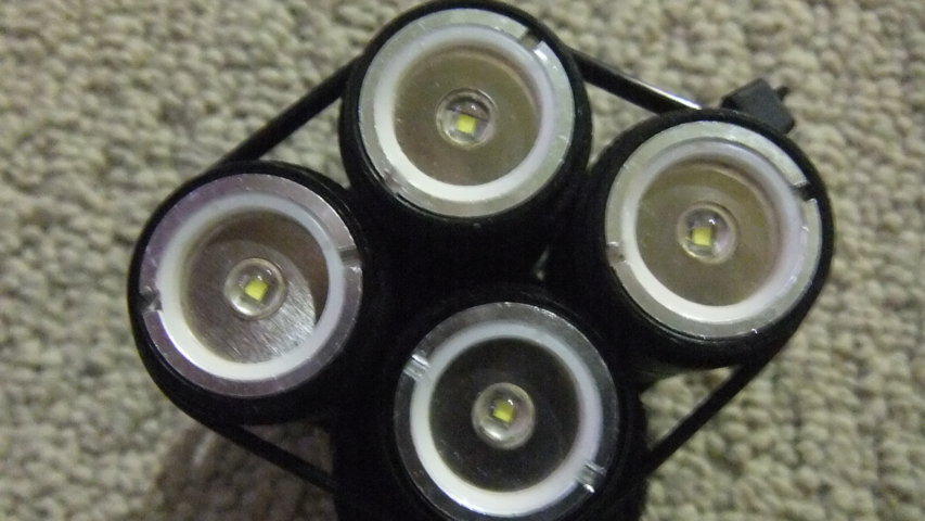 1000 Lumen+ Bike Light From $7 Flashlights