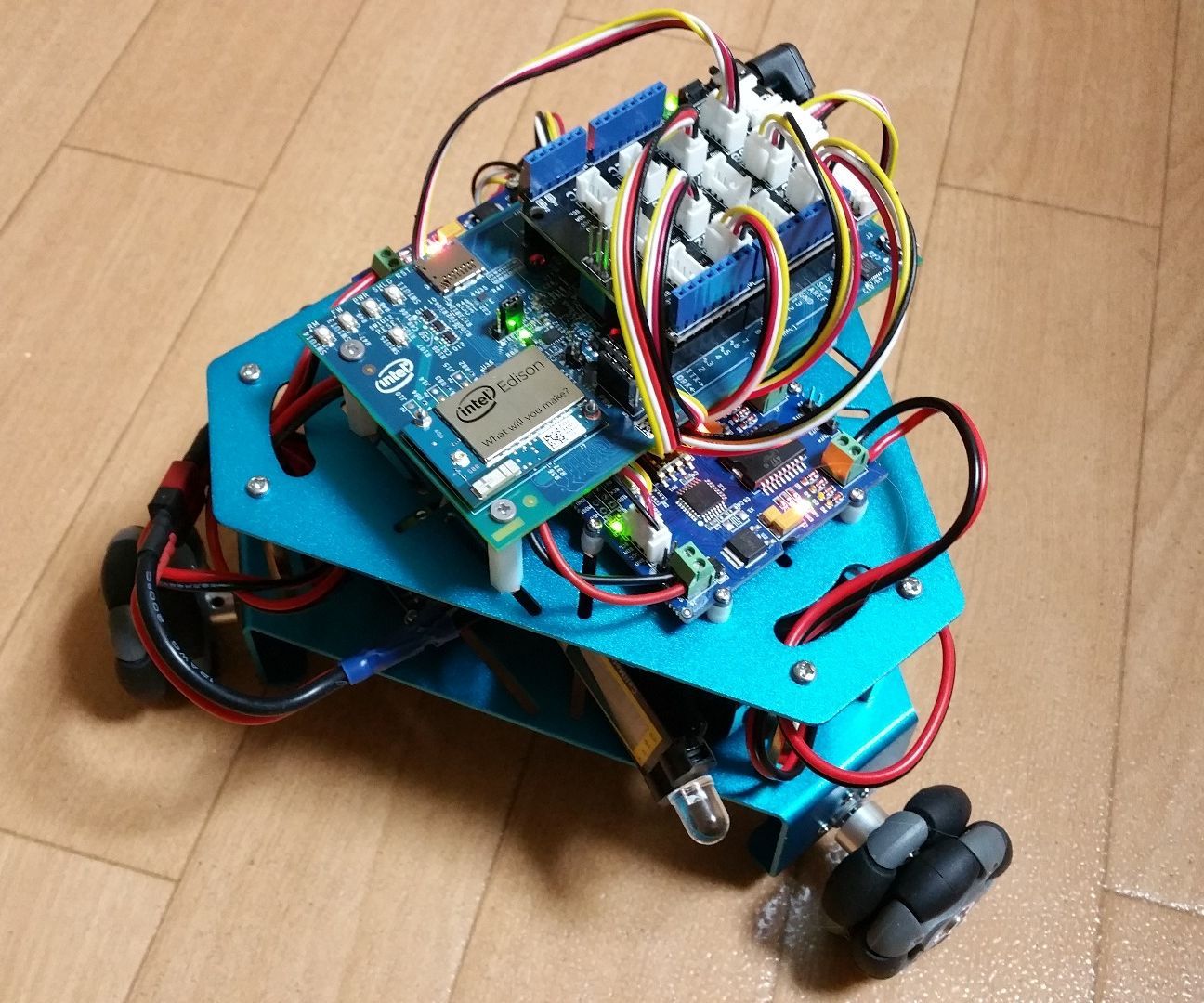 Intel Edison/Seeed/Nexus 3WD OmniRover