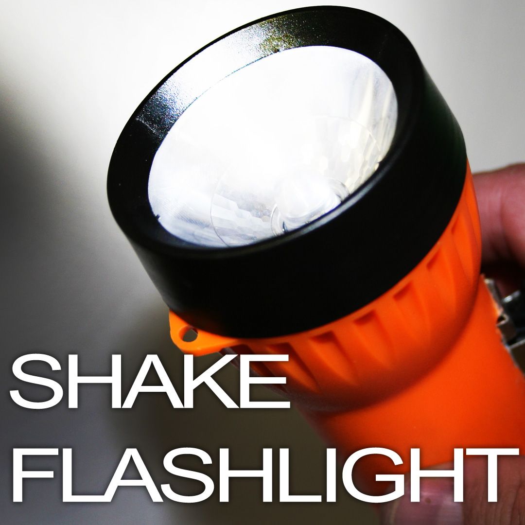 MAKE a FLASHLIGHT THAT DOESN'T NEED REPLACEMENT BULBS OR BATTERIES!