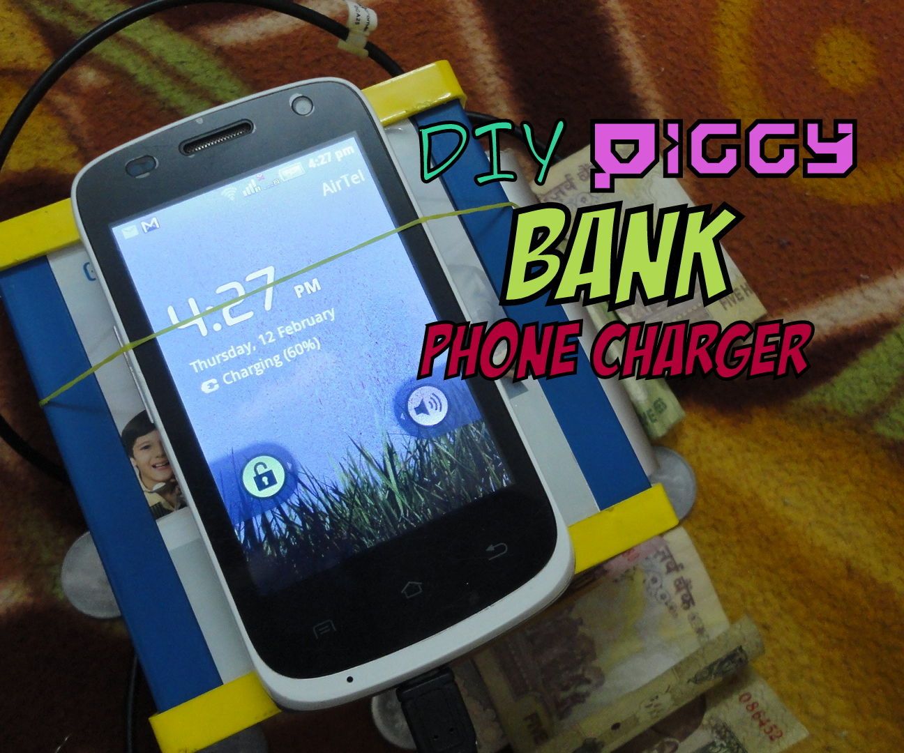 Piggy Bank Smartphone Charger (that Still Saves Money!)