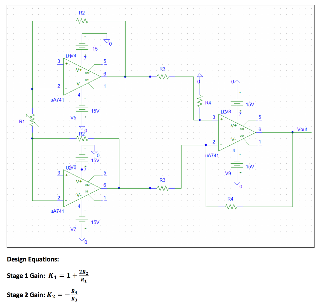 ECG and Heart Rate Monitor 6 Steps Circuit Diagram