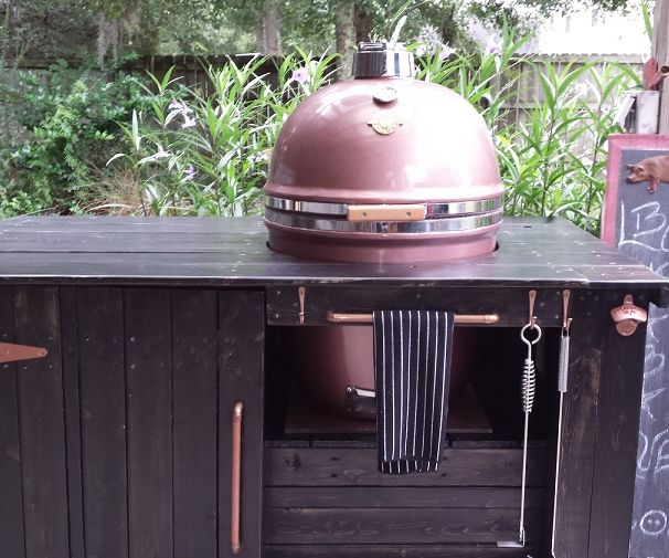 Cleaning and Waxing a Grill Dome Kamado Style Cooker