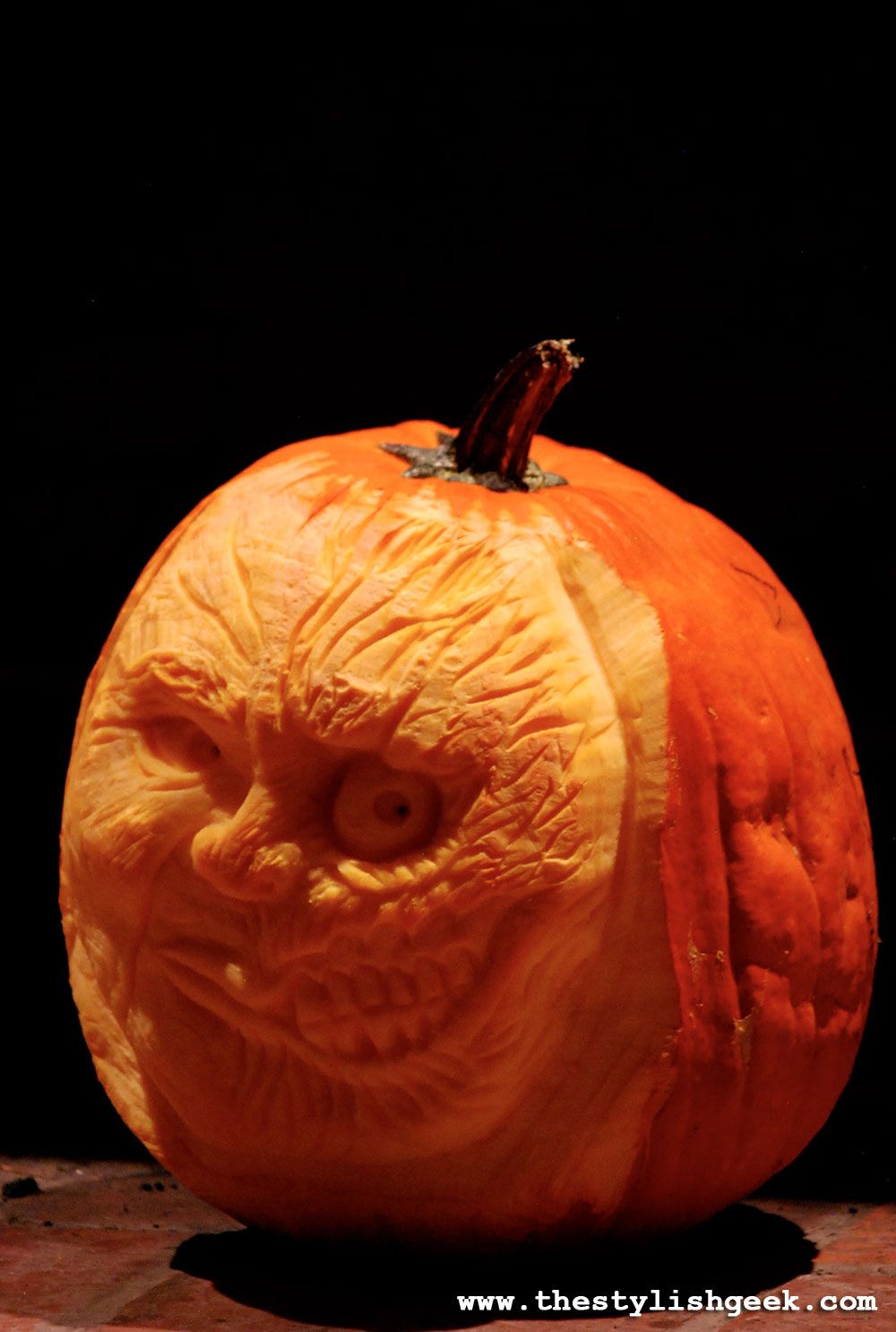 Batman's Two-Face Pumpkin Carving