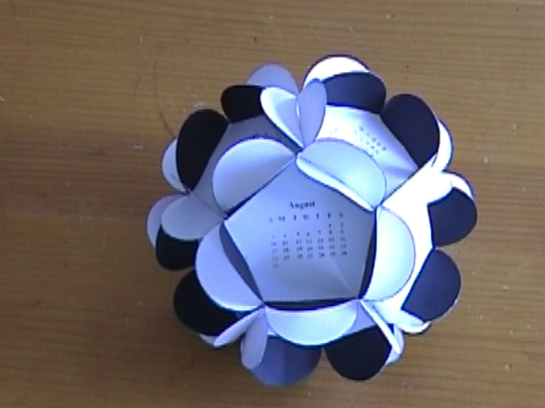 Paper Flower Calender 