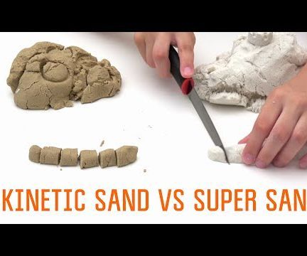 How to Make Kinetic Sand | Super Sand Vs Homemade Kinetic Sand