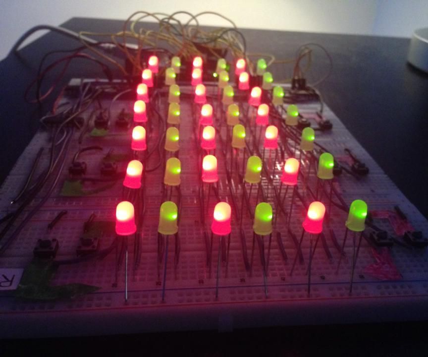 FOUR IN a ROW | LED MATRIX 7x6