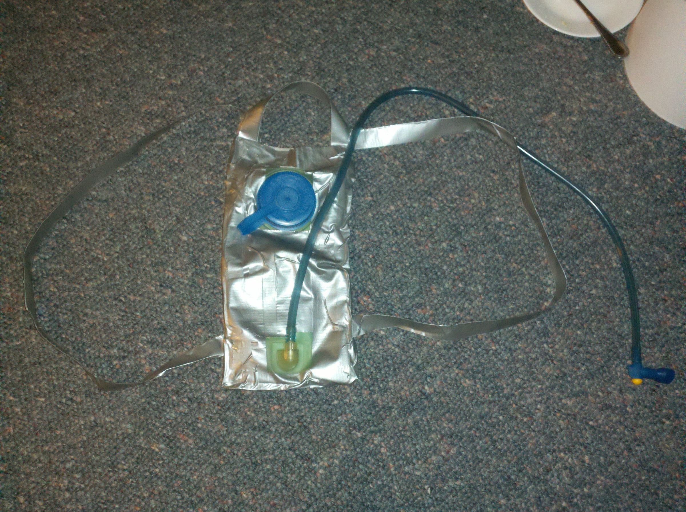 Duct Tape Hydration Pack on the Cheap!