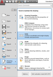 Setting Up the Units of Measurement