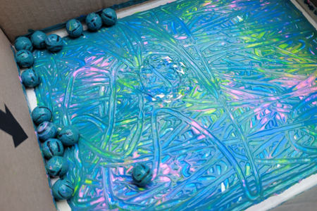 Painting With Marbles
