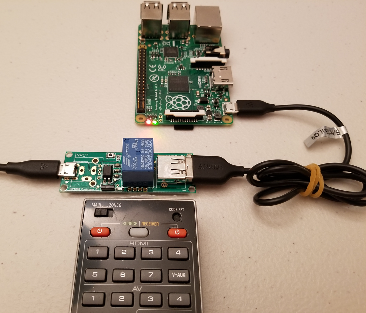 Raspberry Pi Turn On/Off With Any Remote Control