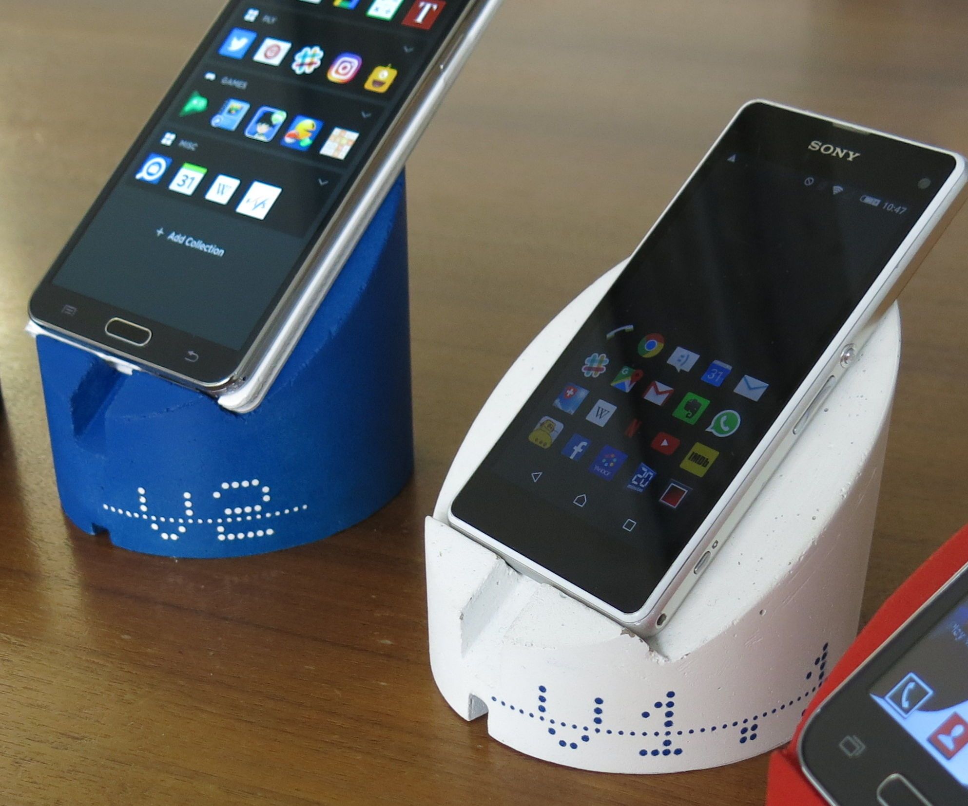 Stylish Concrete Phone Stands