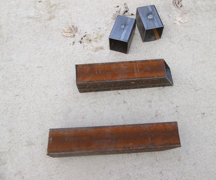 Metal and Wood Hammock Stand
