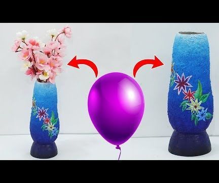 How to Make a DIY Flower Vase From Balloon?