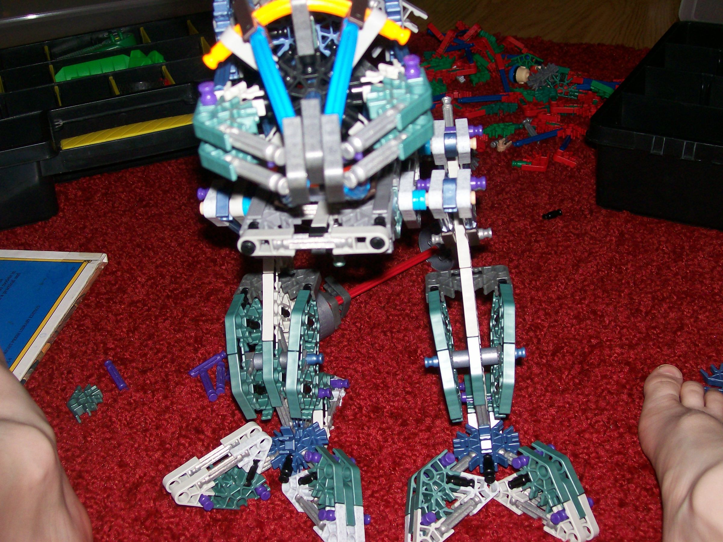 How to Make a Knex Robot 6 Steps Instructables