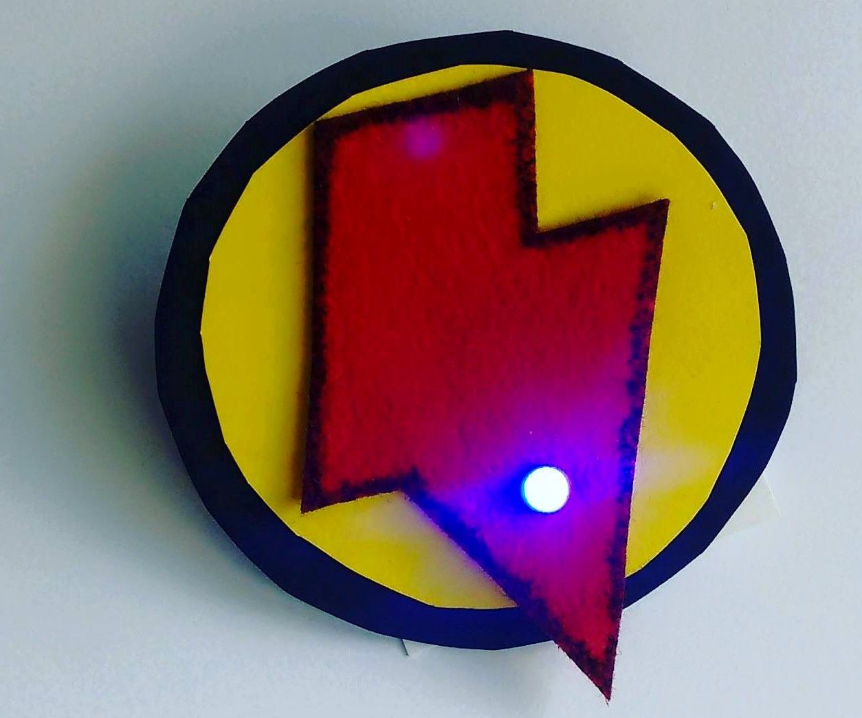 Customizable Led Badge With Switch