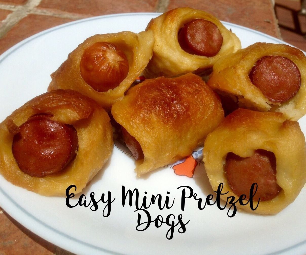 Easy Mini Pretzel Dogs