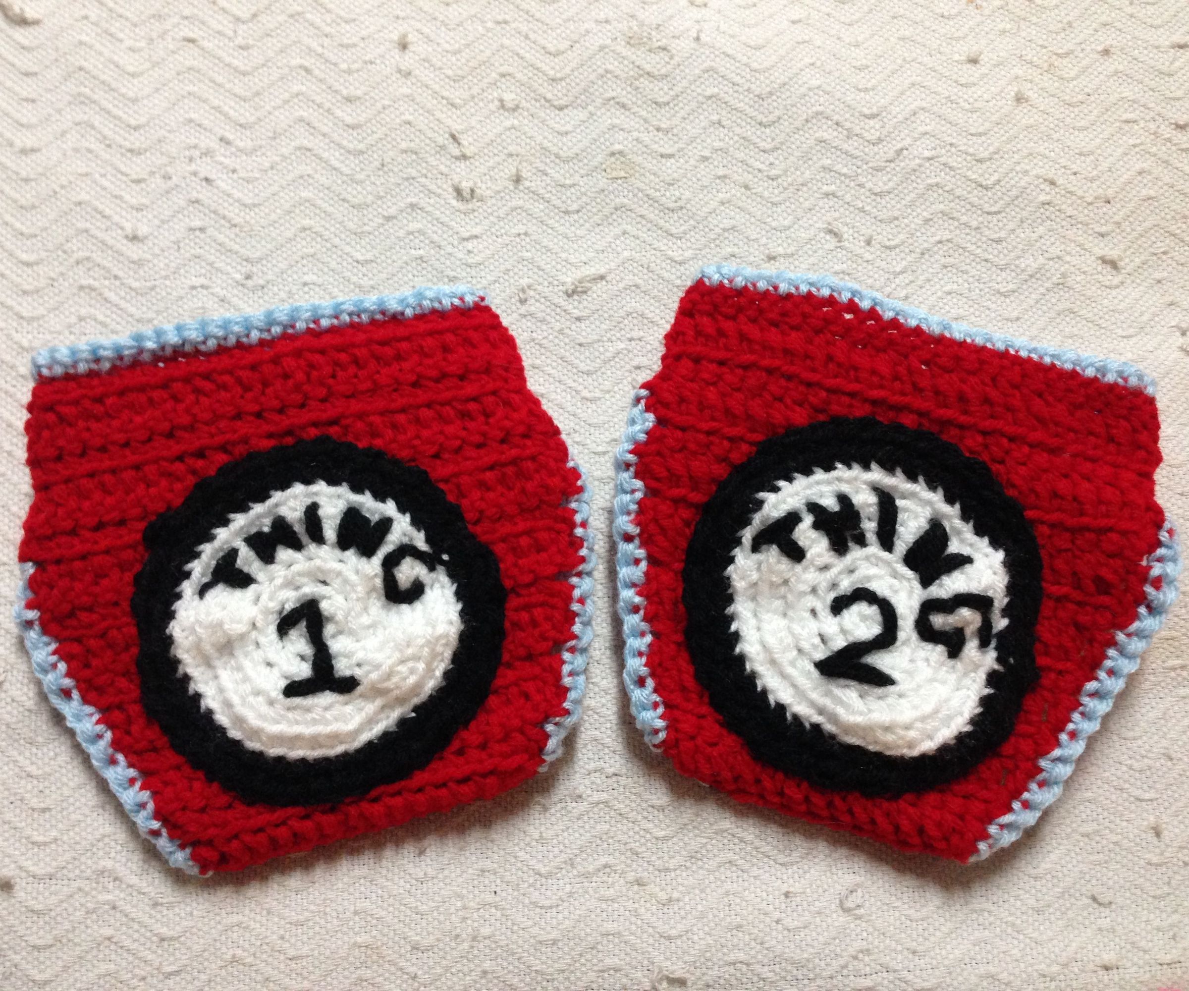 Dr Suess Thing 1 & Thing 2 Diaper Covers