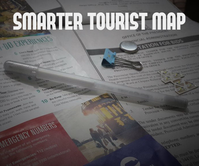 Smarter Tourist Map with Chibitronics