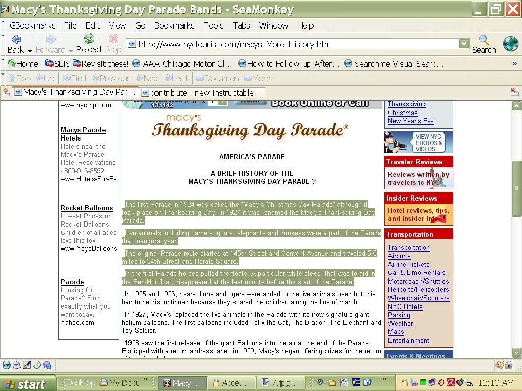 Finding Out About the Route for the Very First Macy's Thanksgiving Day Parade