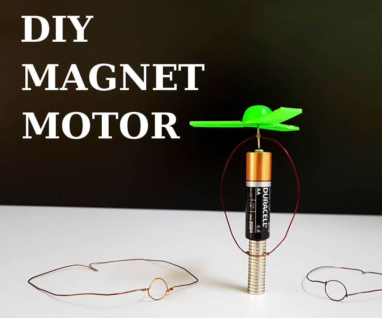 How to Make a Motor From Neodymium 3 Steps Instructables
