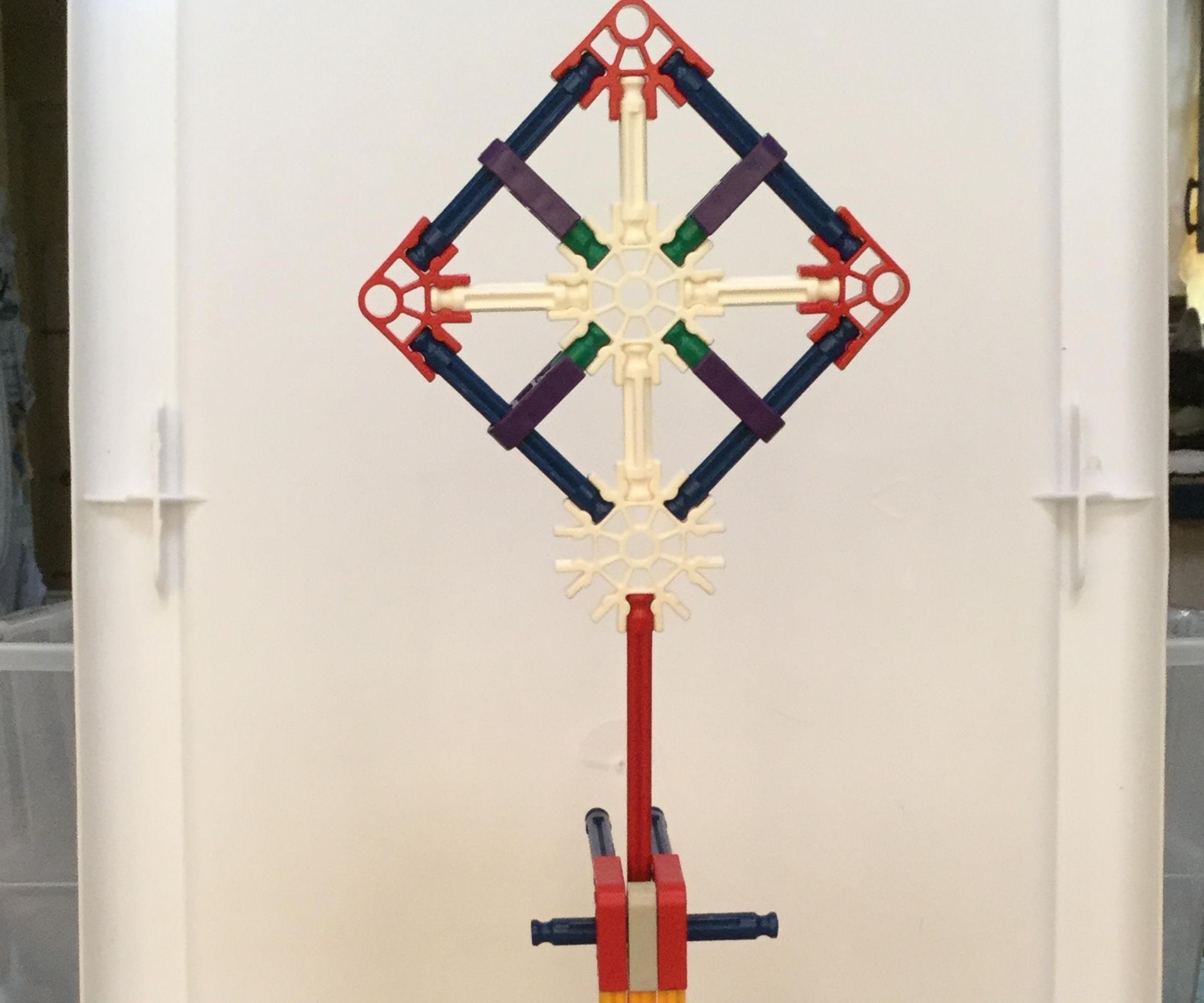 Simple K’nex Knock-down Target for Guns